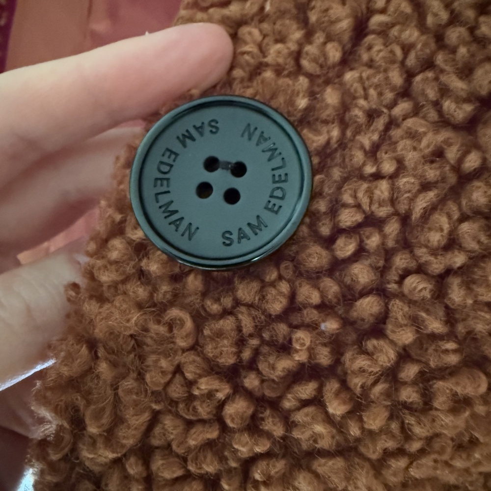 Sam Edelman Brown Teddy Coat - Picture 3 of 7